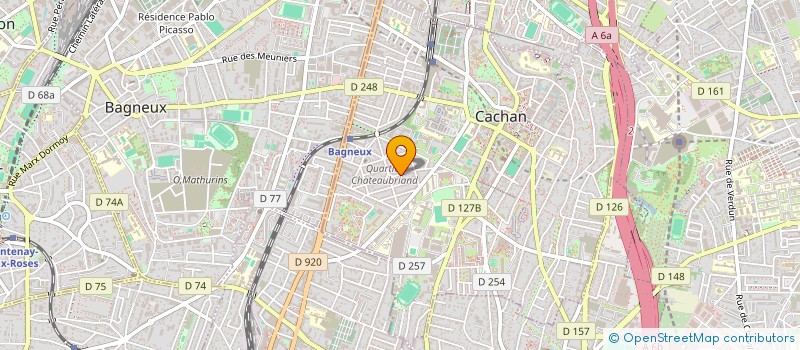 localisation de l'entreprise ZELIMAT à CACHAN