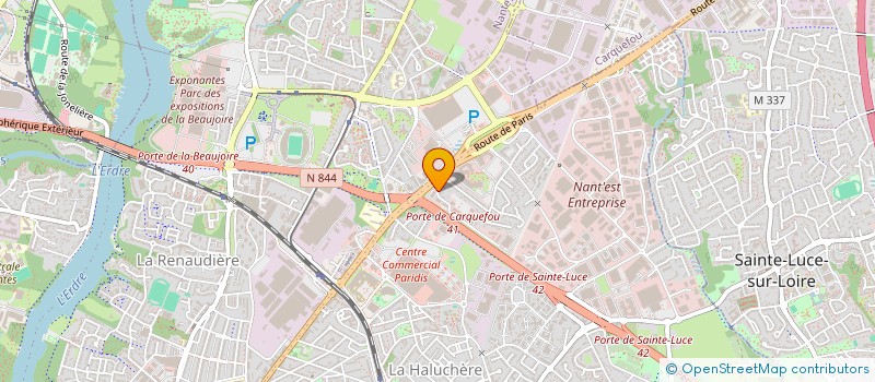 localisation de l'entreprise ZELINSKY/MICHEL  NANTES