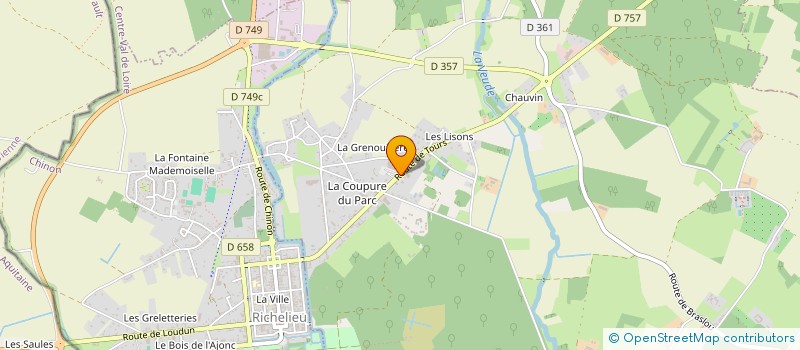 localisation de l'entreprise ZELIRA  CHAVEIGNES