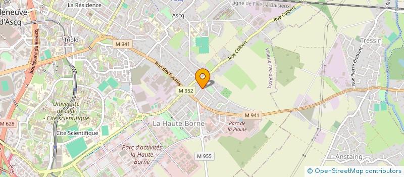 localisation de l'entreprise ZELIXE TECH à VILLENEUVE-D'ASCQ