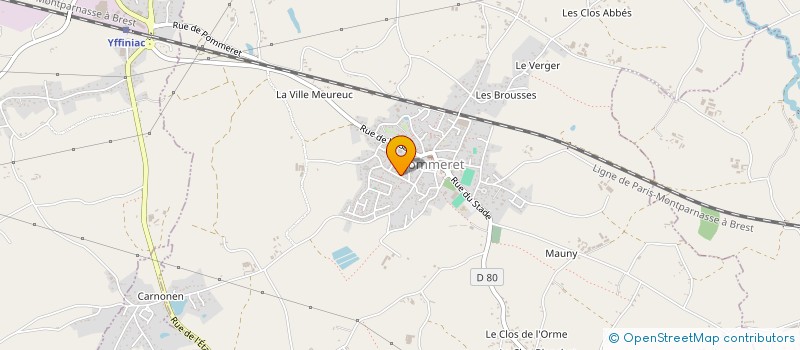 localisation de l'entreprise ZELIZIA  YFFINIAC