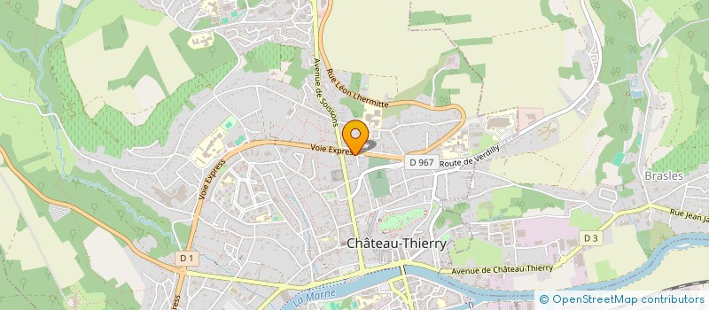localisation de l'entreprise ZELLEK EXPERT ETUDES BOIS &BIM à CHATEAU-THIERRY