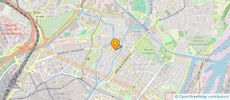 localisation de l'entreprise ZELLER ENERGIES à STRASBOURG