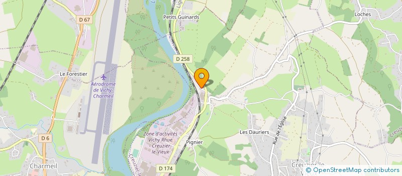 localisation de l'entreprise ZELLER PLASTIK FRANCE SAS à CREUZIER-LE-VIEUX