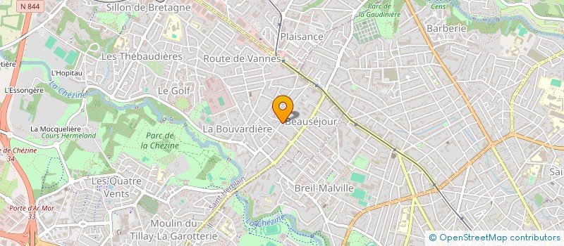 localisation de l'entreprise ZELLIGE à SAINT-HERBLAIN