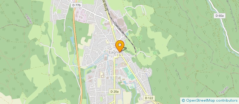 localisation de l'entreprise ZELMO DESIGN  LAGNIEU