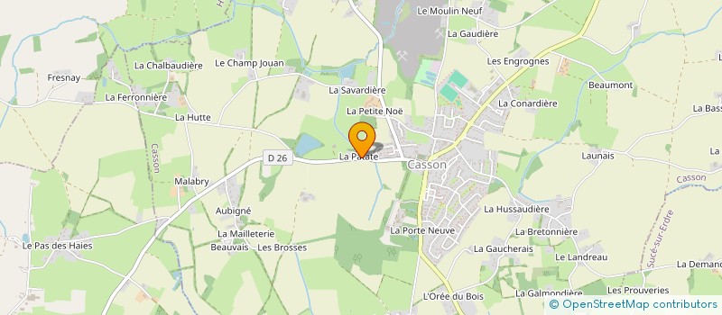 localisation de l'entreprise ZELMONT à NORT SUR ERDRE
