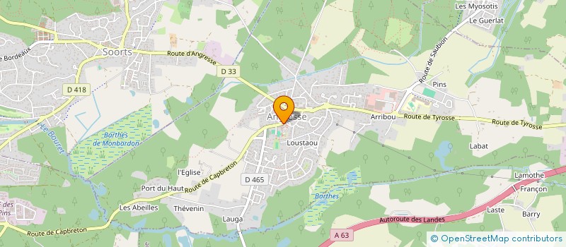 localisation de l'entreprise ZELO  ANGRESSE