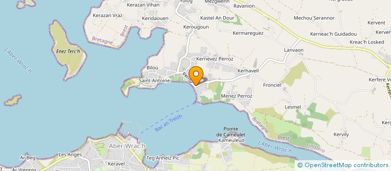 localisation de l'entreprise ZELSIM  PLOUGUERNEAU