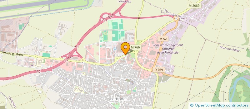 localisation de l'entreprise ZELTHAN  LEMPDES