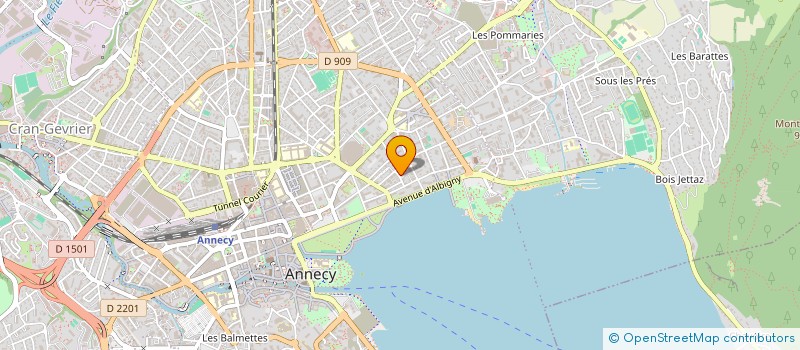 localisation de l'entreprise ZELTNER à ANNECY