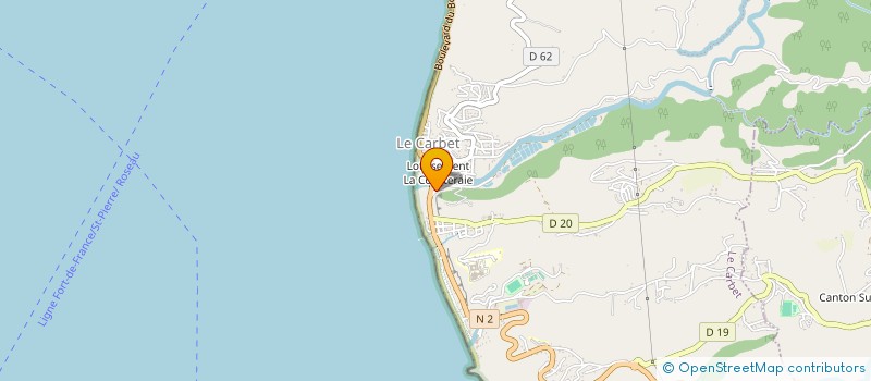 localisation de l'entreprise ZELTOMA  CARBET