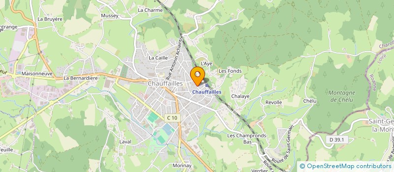 localisation de l'entreprise ZELTRON à CHAUFFAILLES
