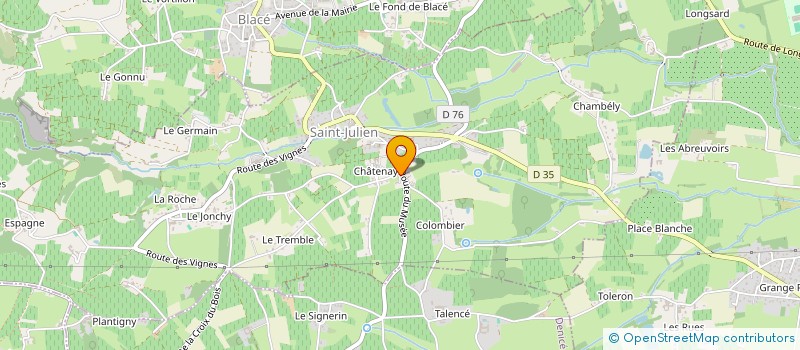 localisation de l'entreprise ZELYCA  SAINT-JULIEN