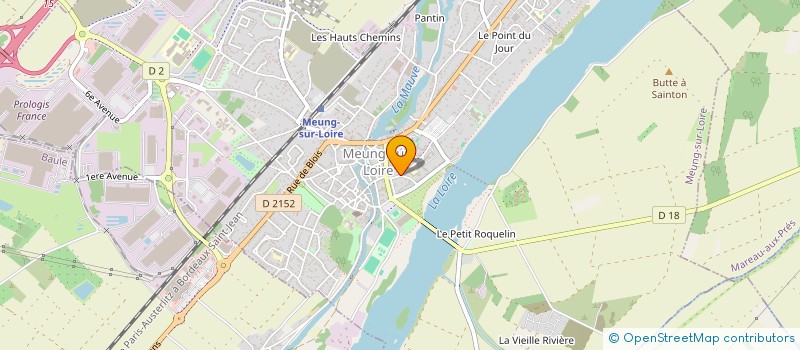 localisation de l'entreprise ZELYNA  MEUNG-SUR-LOIRE