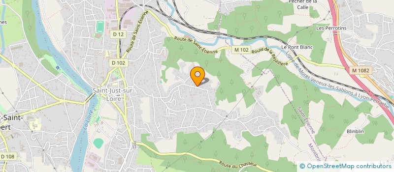 localisation de l'entreprise ZELYNE  SAINT-JUST-SAINT-RAMBERT