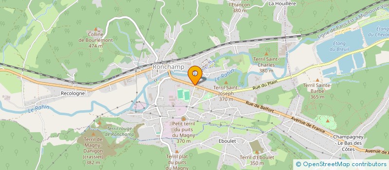 localisation de l'entreprise ZEM EVOLUTION  RONCHAMP