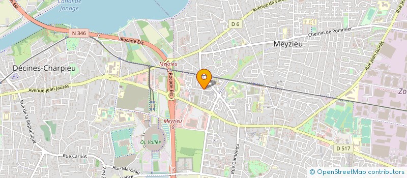 localisation de l'entreprise ZEM RENOV  MEYZIEU