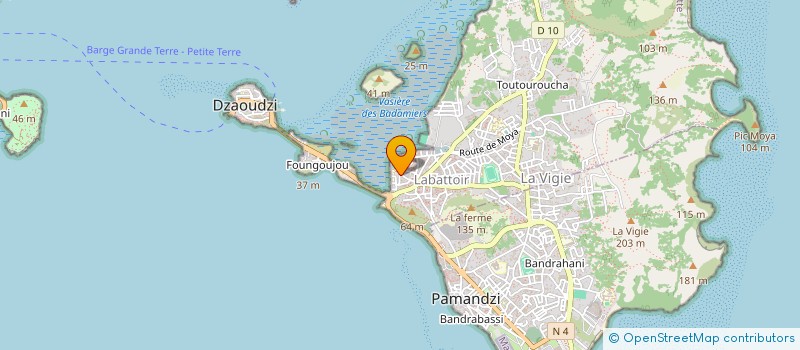 localisation de l'entreprise ZEMA à DZAOUDZI