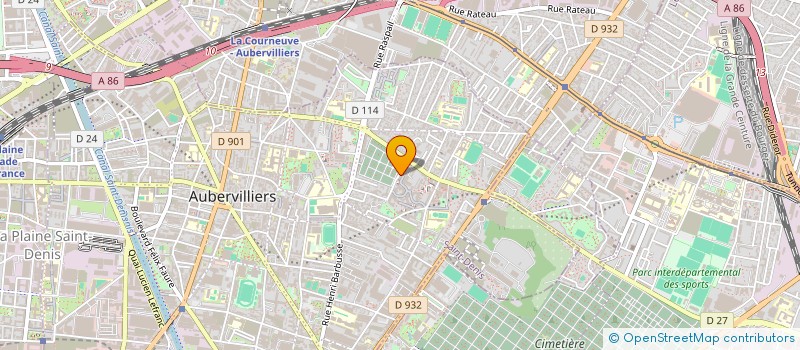 localisation de l'entreprise ZEMET SECURITE à AUBERVILLIERS