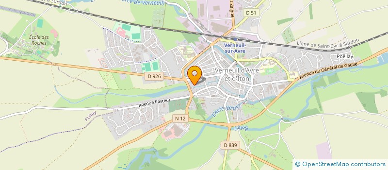 localisation de l'entreprise ZEMILLE  VERNEUIL D'AVRE ET D'ITON