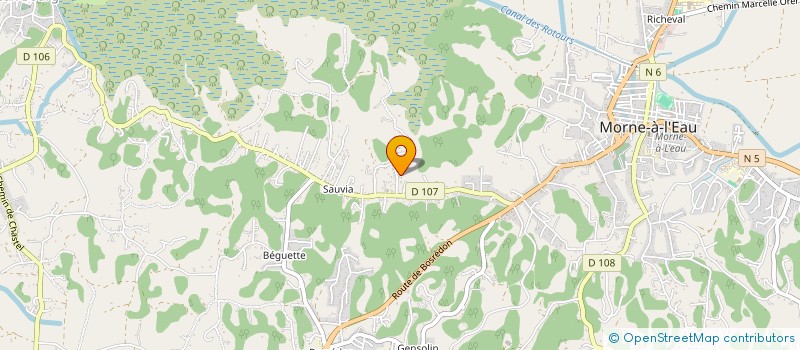 localisation de l'entreprise ZEMINFO  MORNE A L'EAU