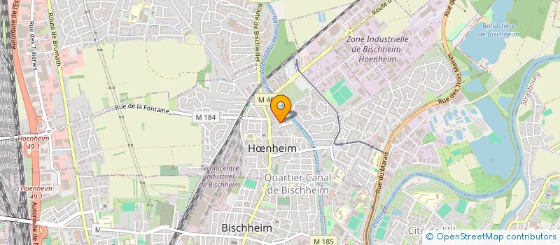 localisation de l'entreprise ZEMMIT FIBRE  HNHEIM