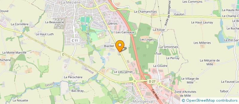 localisation de l'entreprise ZEMQY  LA MEZIERE
