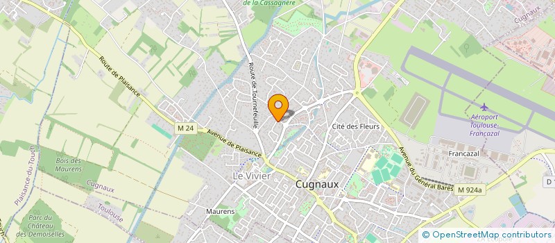 localisation de l'entreprise ZEMULTISERVICES à CUGNAUX