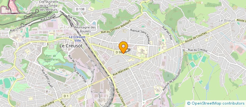 localisation de l'entreprise ZEMZEMI  LE CREUSOT