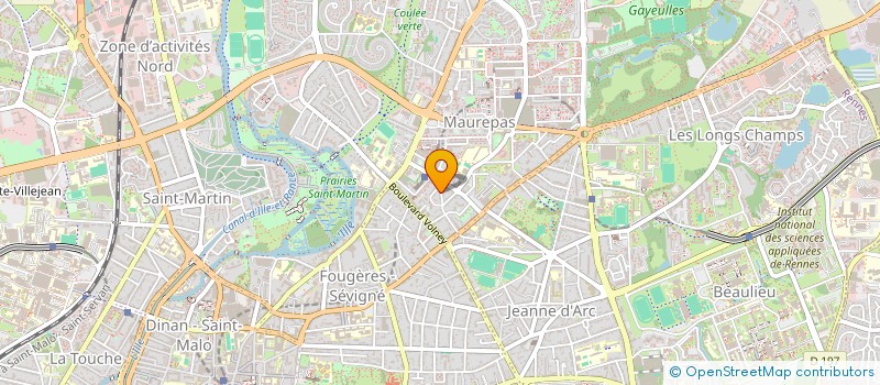 localisation de l'entreprise ZEN 19  RENNES