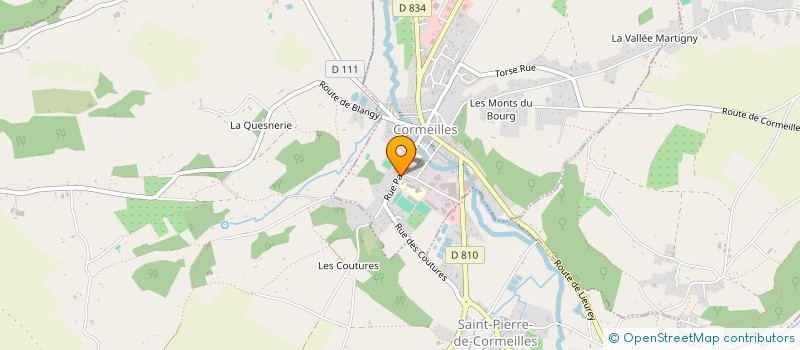 localisation de l'entreprise ZEN 27  CORMEILLES