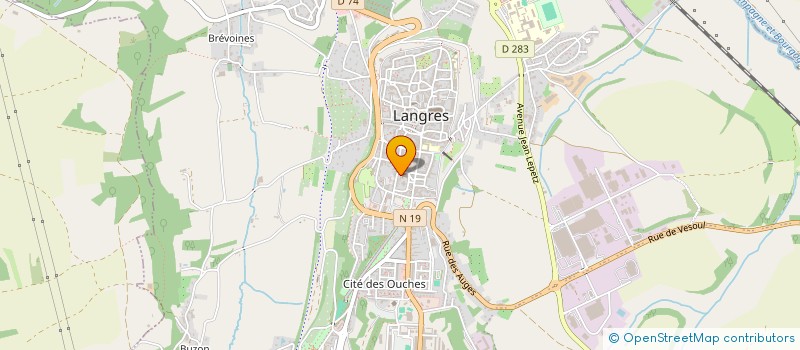 localisation de l'entreprise ZEN à LANGRES