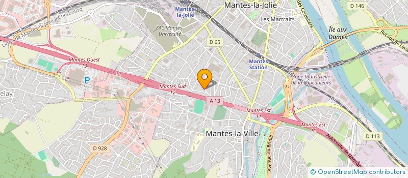 localisation de l'entreprise ZEN  MANTES-LA-VILLE