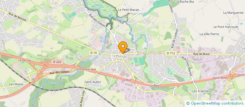 localisation de l'entreprise ZEN  YFFINIAC