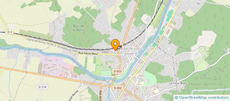 localisation de l'entreprise ZEN 77 à LA FERTE-SOUS-JOUARRE