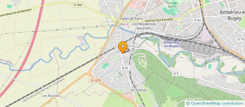 localisation de l'entreprise ZEN  SAINT-DENIS-EN-BUGEY