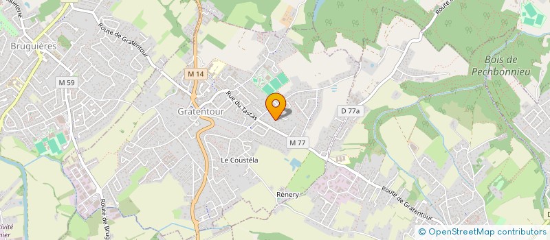 localisation de l'entreprise ZEN 80'  GRATENTOUR