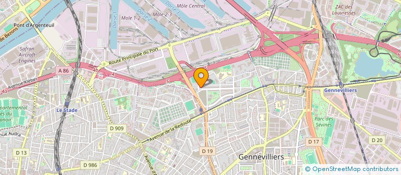 localisation de l'entreprise ZEN à GENNEVILLIERS