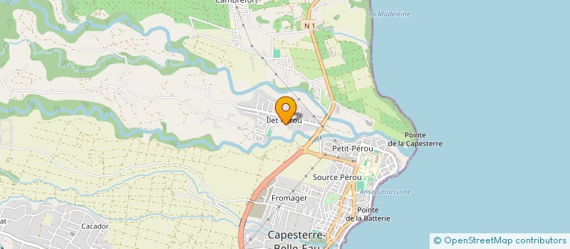 localisation de l'entreprise ZEN ACTIONS SOLIDAIRES  CAPESTERRE BELLE EAU