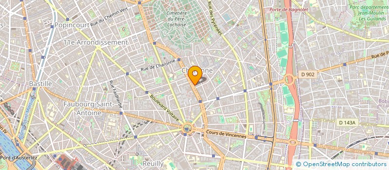 localisation de l'entreprise ZEN AND SOUNDS à PARIS