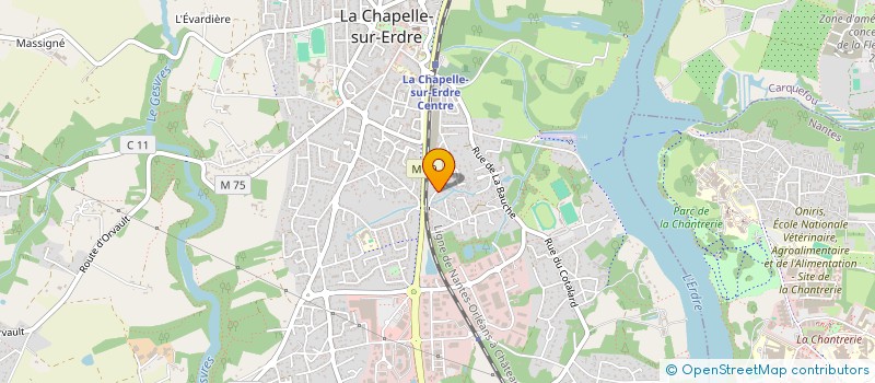 localisation de l'entreprise ZEN ASANAS à LA CHAPELLE-SUR-ERDRE