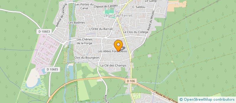 localisation de l'entreprise ZEN ATTI DUNE  LEGE-CAP-FERRET