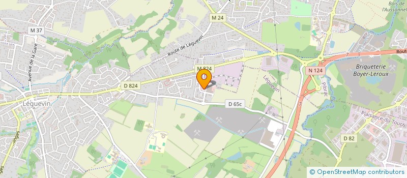 localisation de l'entreprise ZEN ATTITUDE  LEGUEVIN