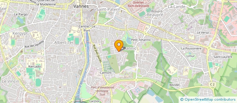 localisation de l'entreprise ZEN'ATTITUDE à VANNES