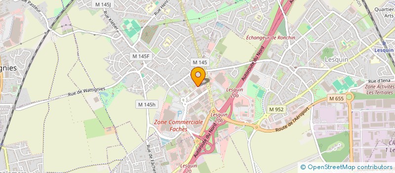 localisation de l'entreprise ZEN ATTITUDE FITNESS à FACHES-THUMESNIL