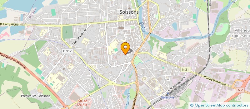 localisation de l'entreprise ZEN AU BOIS à SOISSONS