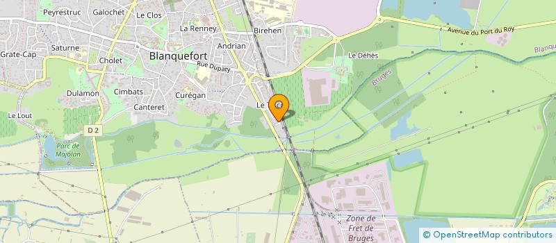 localisation de l'entreprise ZEN AUTO 33 à BLANQUEFORT