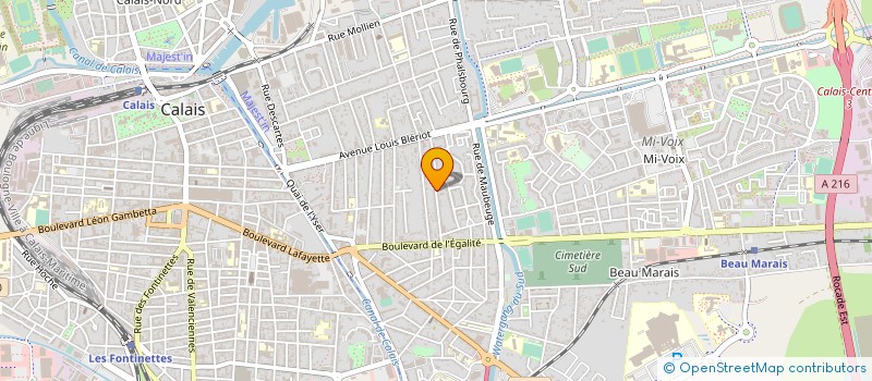 localisation de l'entreprise ZEN AUTO  CALAIS