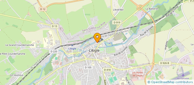 localisation de l'entreprise ZEN AVENTURE à L'AIGLE